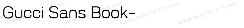 Gucci Sans Book字体转换